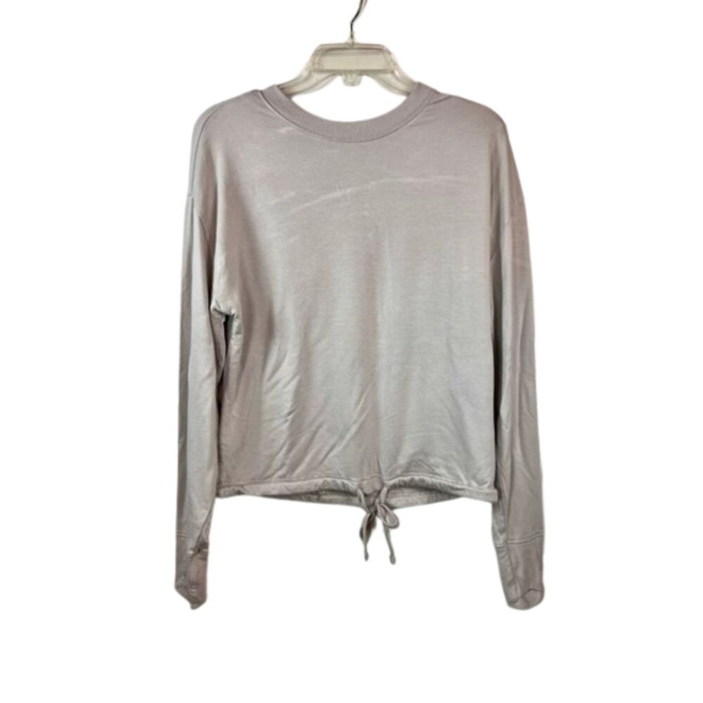 Athleta Sweatshirt Small Oatmeal Gray Pullover Small